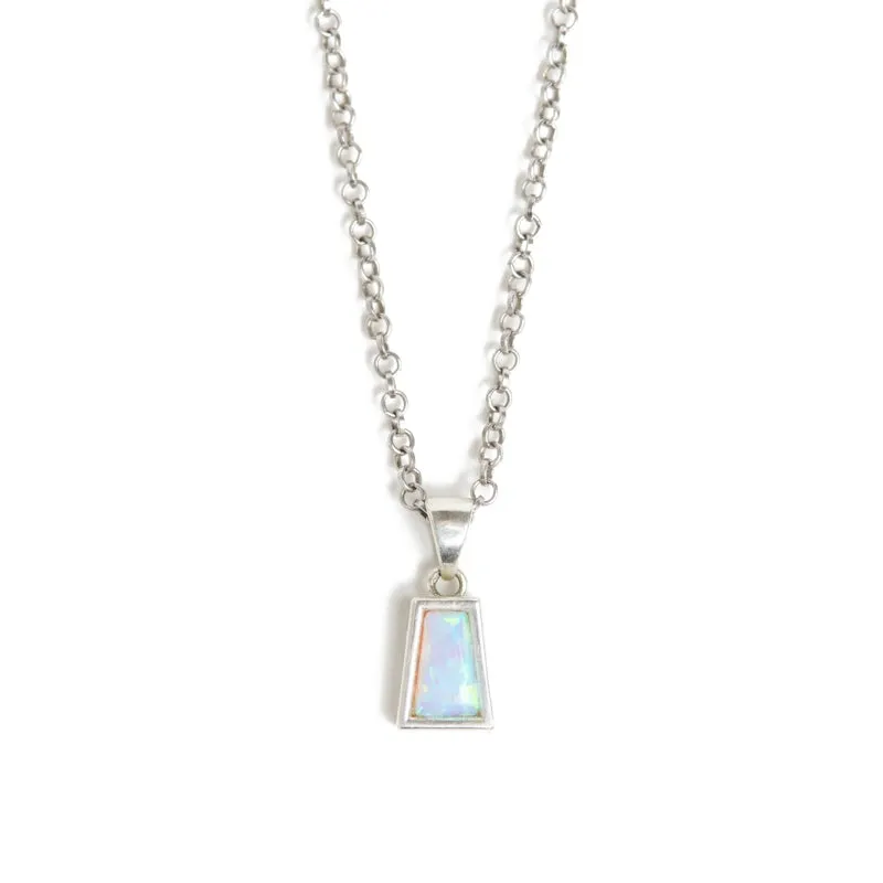 Opal Pendant Sterling Silver Necklace sold by S.K. Manor Hill