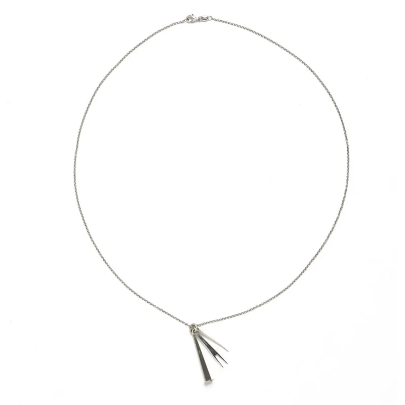 Trio Pendant Sterling Silver Necklace sold by S.K. Manor Hill product image thumbnail 4