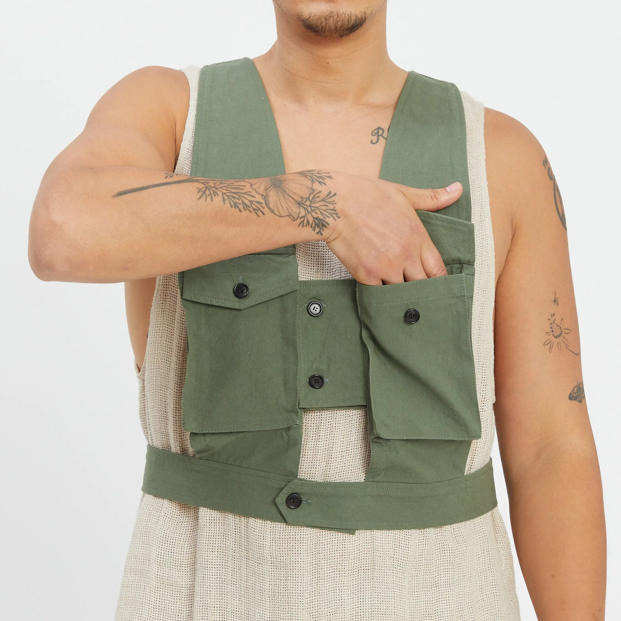 Harness - Olive Cotton sold by S.K. Manor Hill product image thumbnail 4
