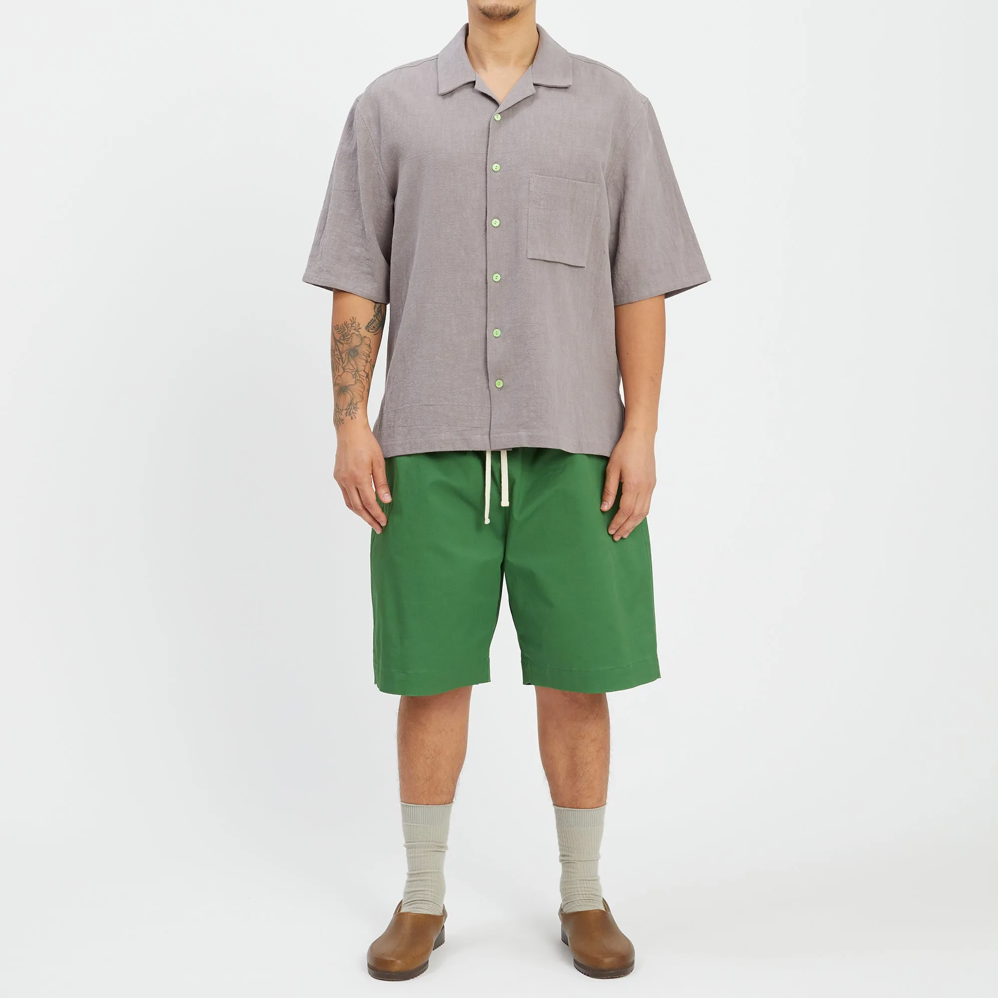 Aloha Shirt - Grey Ramie sold by S.K. Manor Hill product image thumbnail 3
