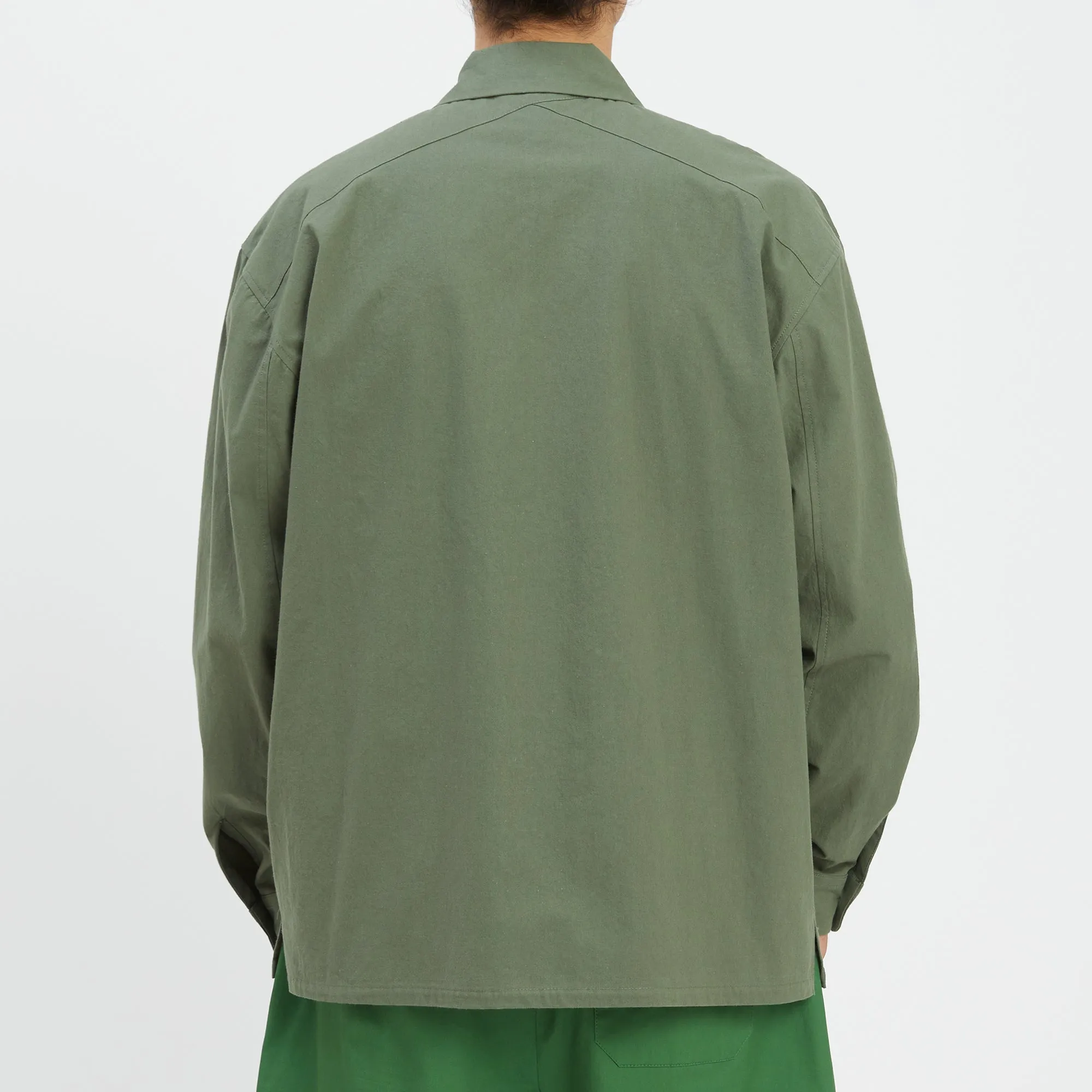 Warrick Shirt - Olive Cotton sold by S.K. Manor Hill product image thumbnail 5