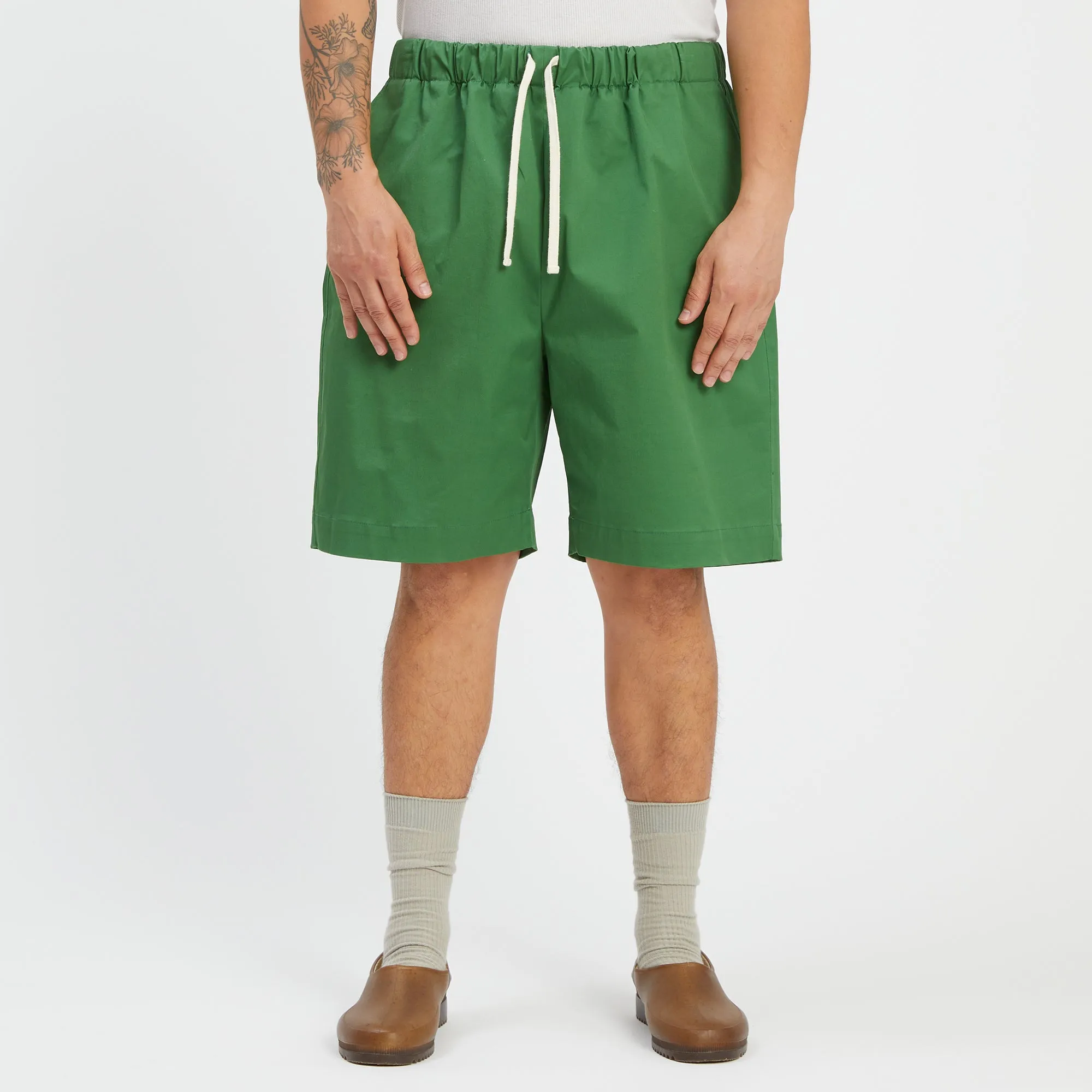 Barrack Short - Green Cotton sold by S.K. Manor Hill product image thumbnail 3