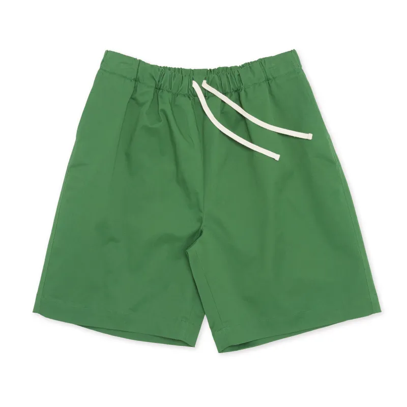 Barrack Short - Green Cotton made by S.K. Manor Hill
