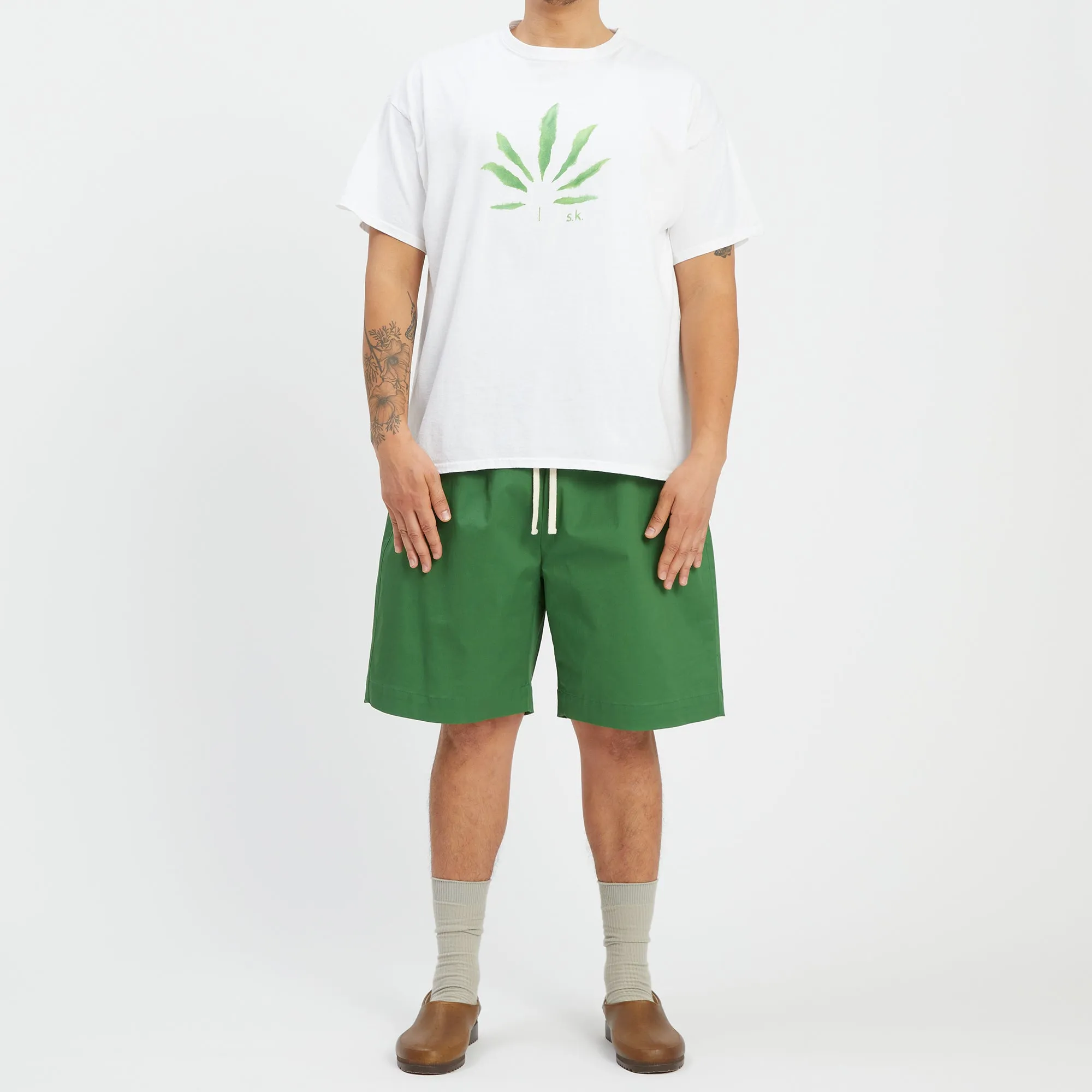 Barrack Short - Green Cotton sold by S.K. Manor Hill product image thumbnail 2