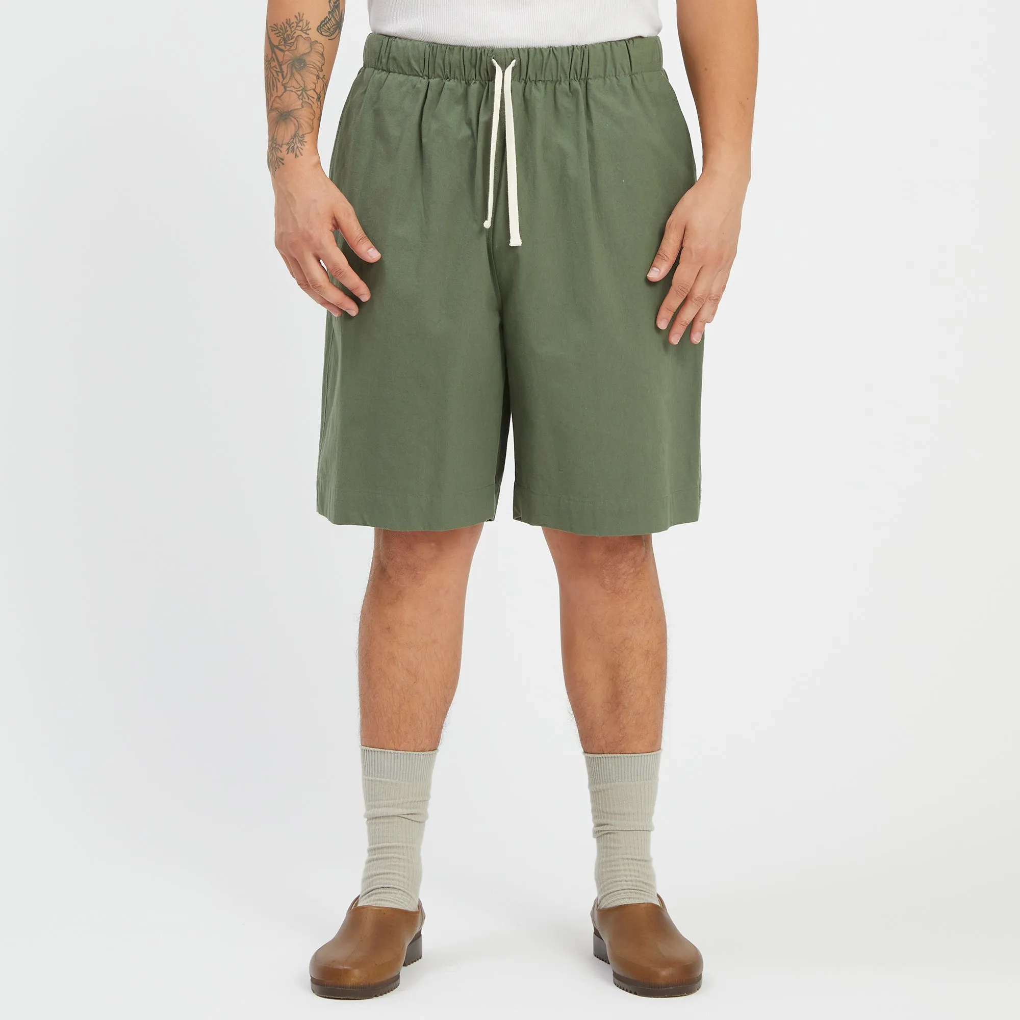 Barrack Short - Olive Cotton sold by S.K. Manor Hill product image thumbnail 3