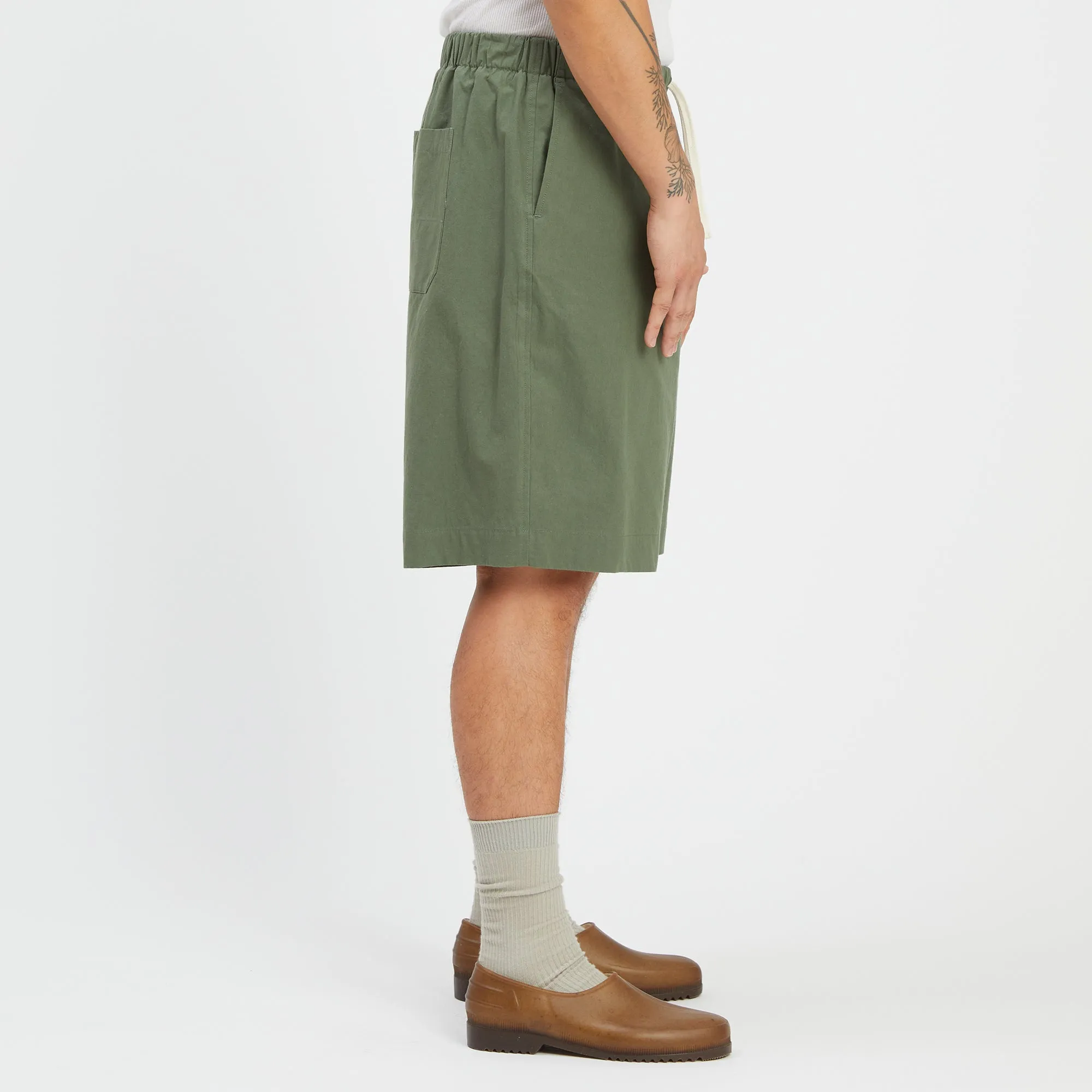 Barrack Short - Olive Cotton sold by S.K. Manor Hill product image thumbnail 4
