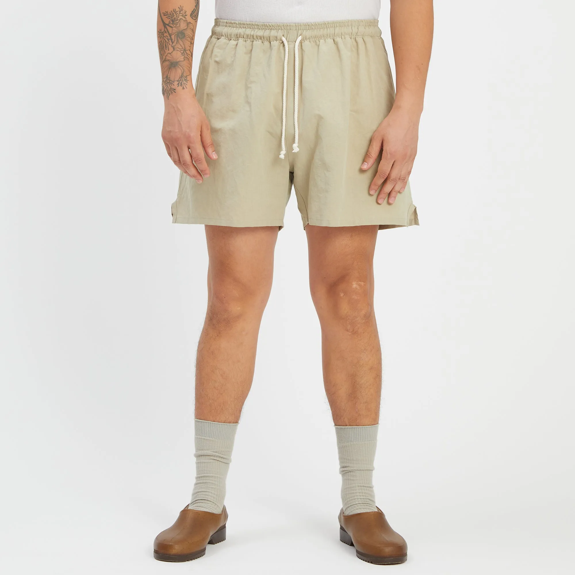 MT Short - Beige Linen / Cotton sold by S.K. Manor Hill product image thumbnail 3