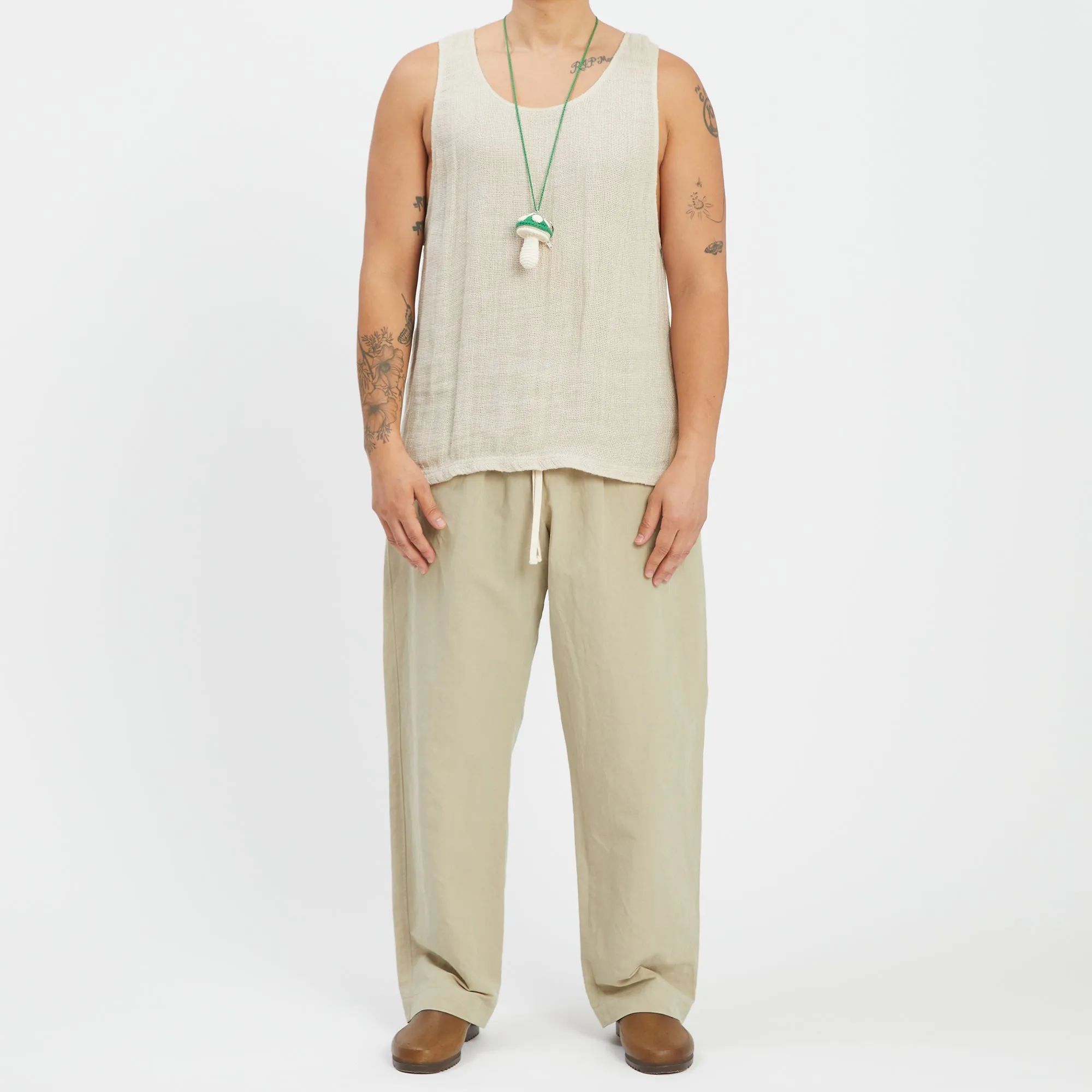 Small Mushroom Keychain/Necklace – Green Cotton sold by S.K. Manor Hill product image thumbnail 2