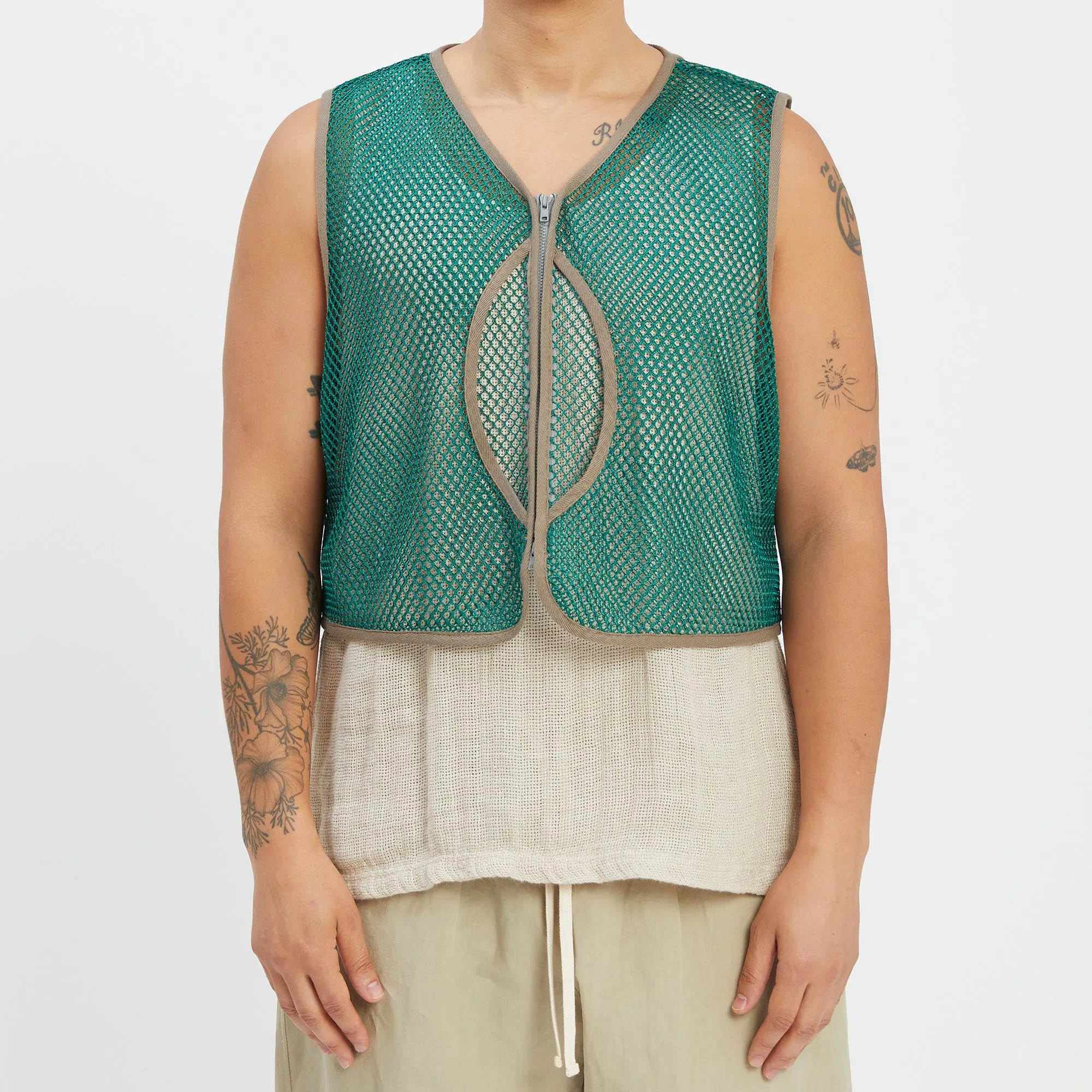 Trapper Vest - Green Mesh sold by S.K. Manor Hill product image thumbnail 3
