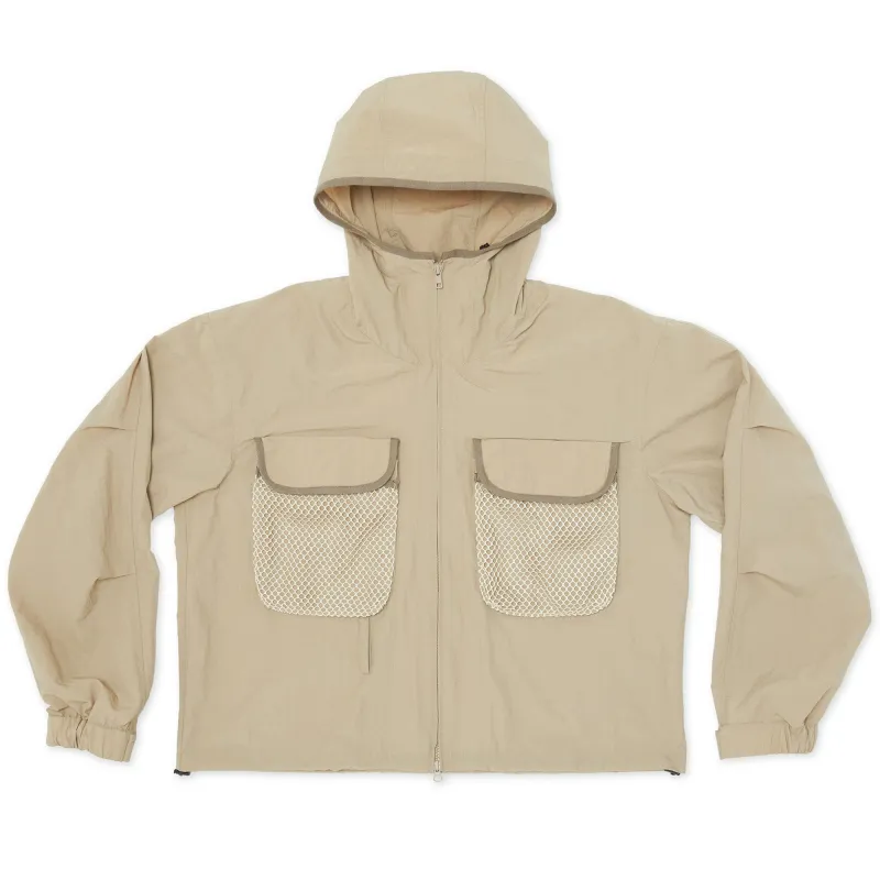 Wading Jacket - Tan Nylon WR Ripstop sold by S.K. Manor Hill