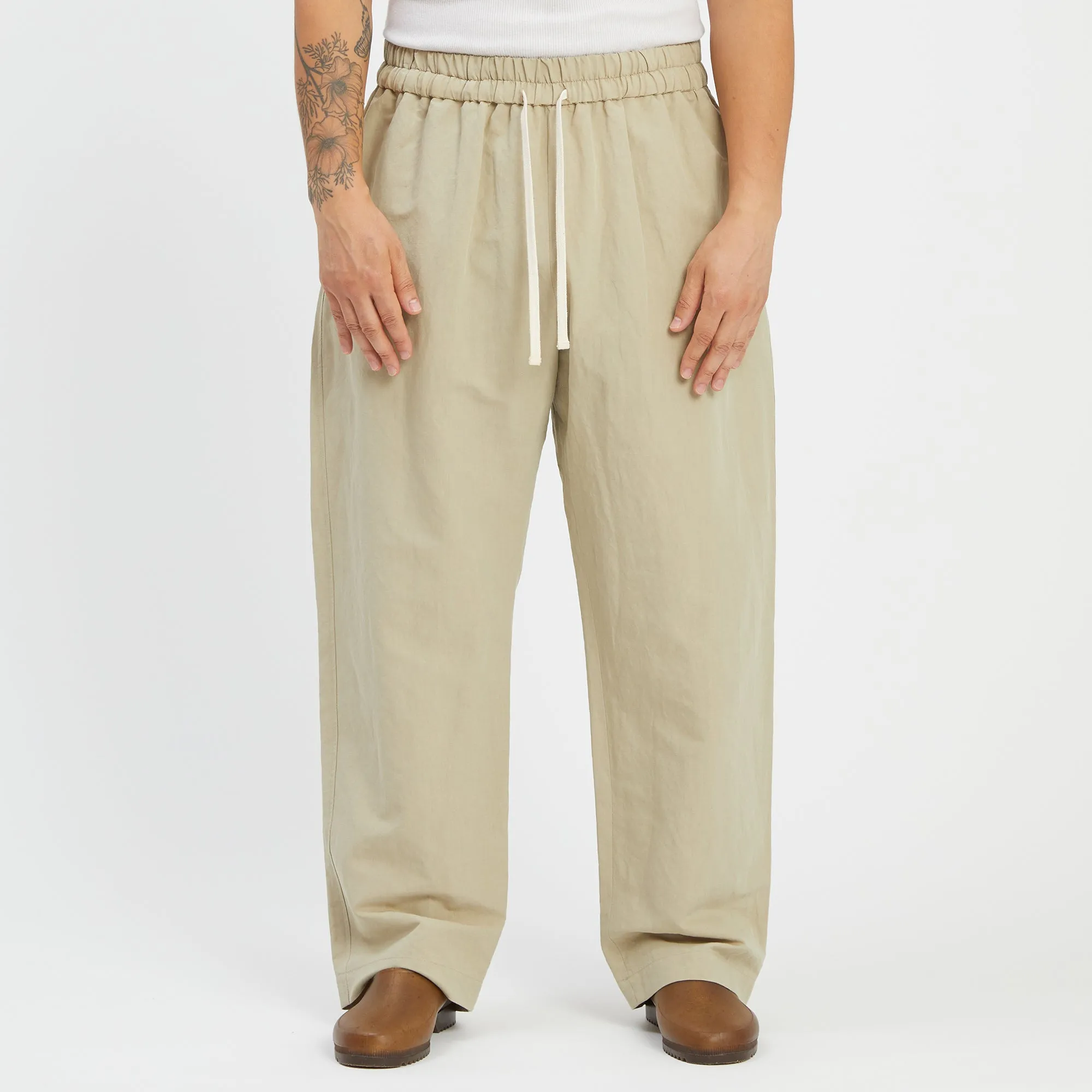 Big Bronco Pant - Beige Linen / Cotton sold by S.K. Manor Hill product image thumbnail 3