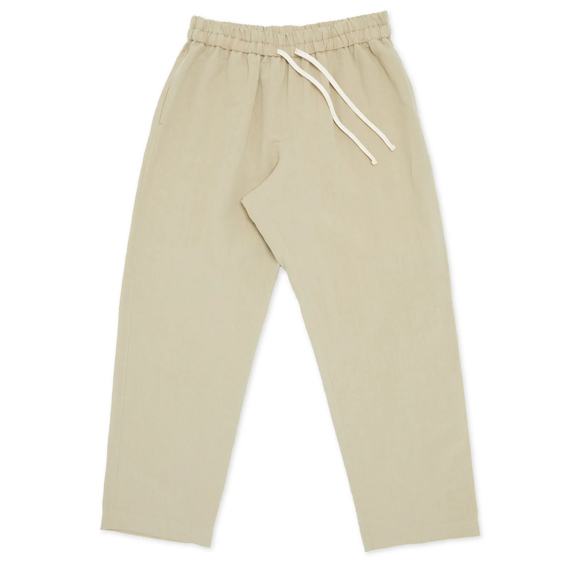 Big Bronco Pant - Beige Linen / Cotton sold by S.K. Manor Hill