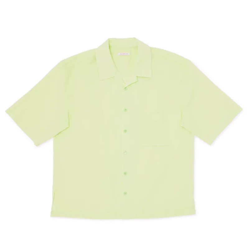 Aloha Shirt - Lime Translucent Cotton made by S.K. Manor Hill