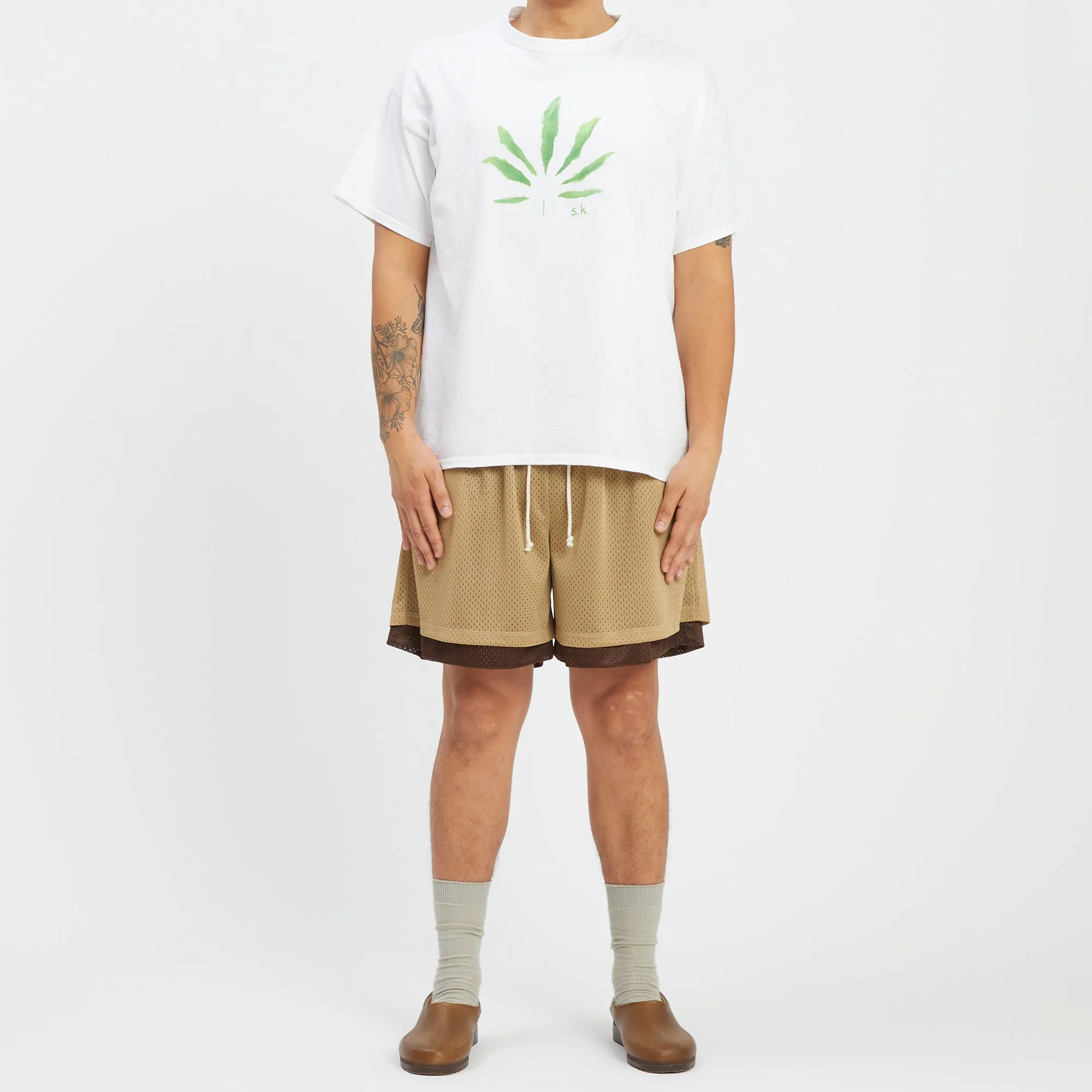 Reversible Ball Short - Tan & Brown Mesh sold by S.K. Manor Hill product image thumbnail 2