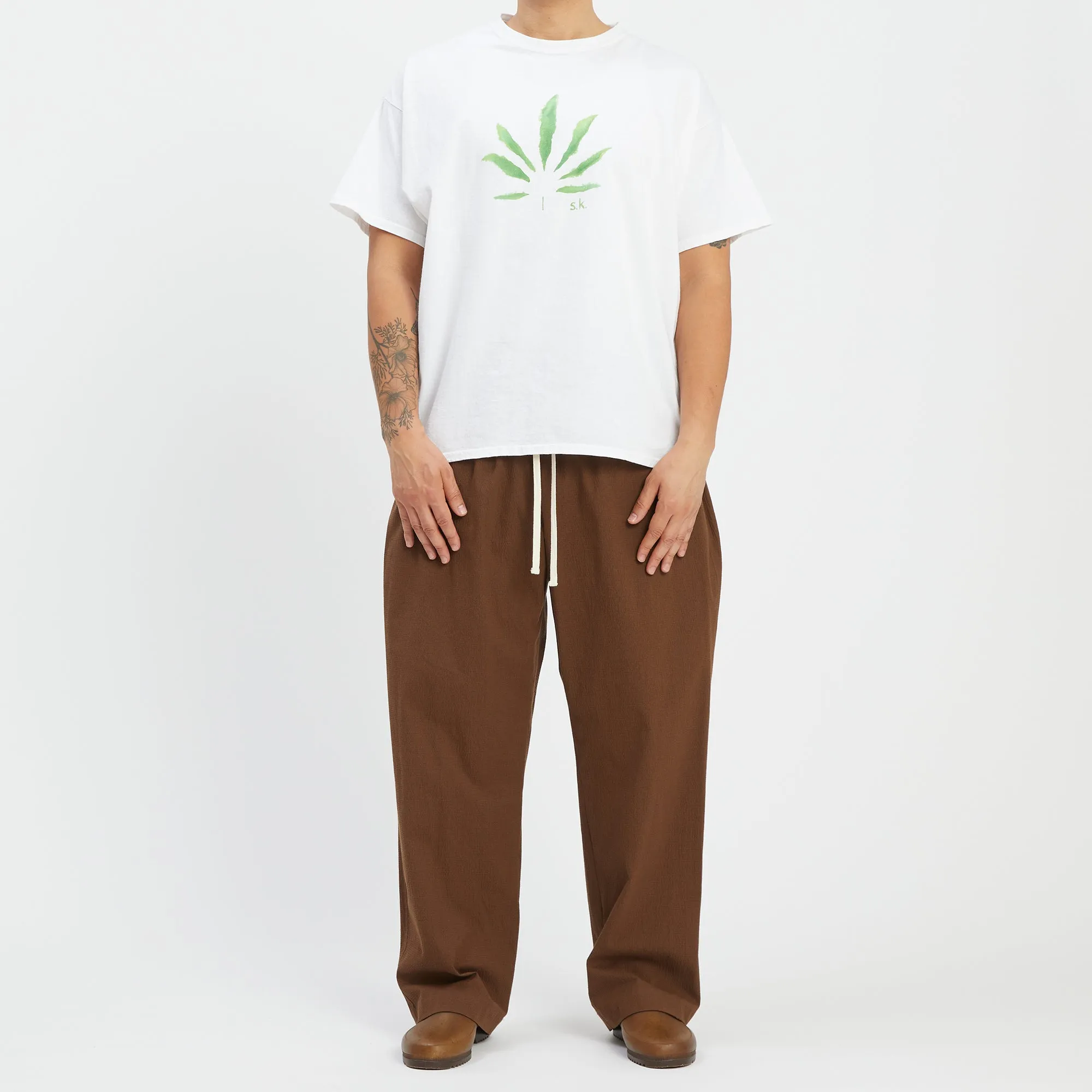 Big Bronco Pant - Brown Puckered Cotton sold by S.K. Manor Hill product image thumbnail 2