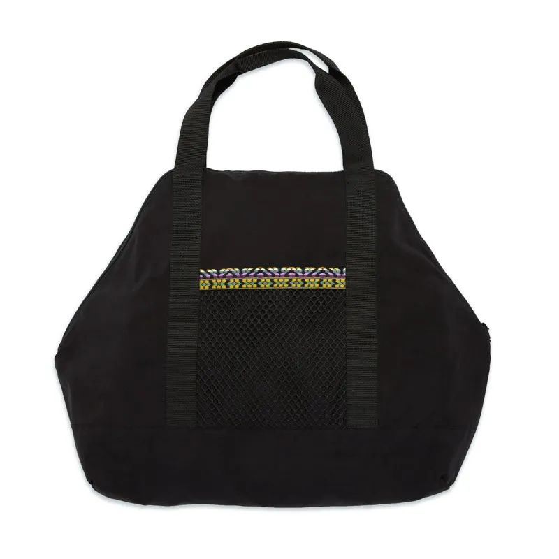 Weekend Bag - Black Waxed Cotton/Nylon sold by S.K. Manor Hill