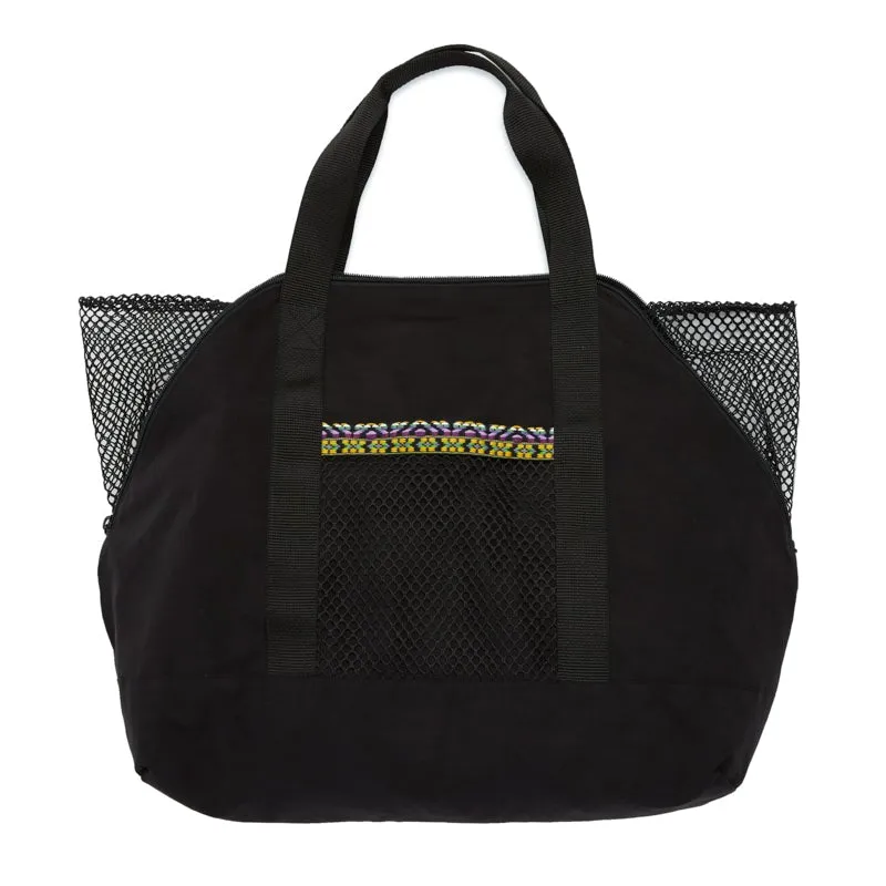 Weekend Bag - Black Waxed Cotton/Nylon sold by S.K. Manor Hill product image thumbnail 5