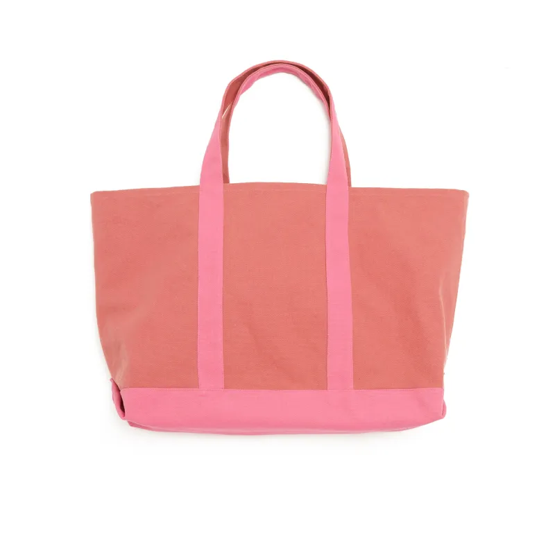 Tote Bag - Pink 19.5 oz Duck Canvas Cotton WR made by S.K. Manor Hill