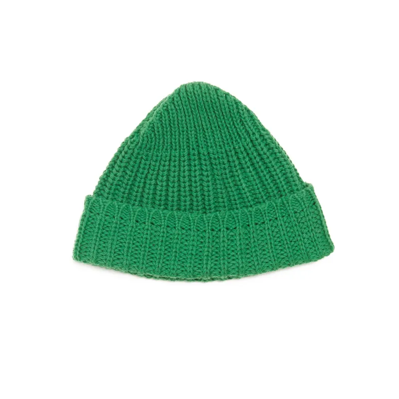 Watch Cap - Kelly Green Cotton made by S.K. Manor Hill