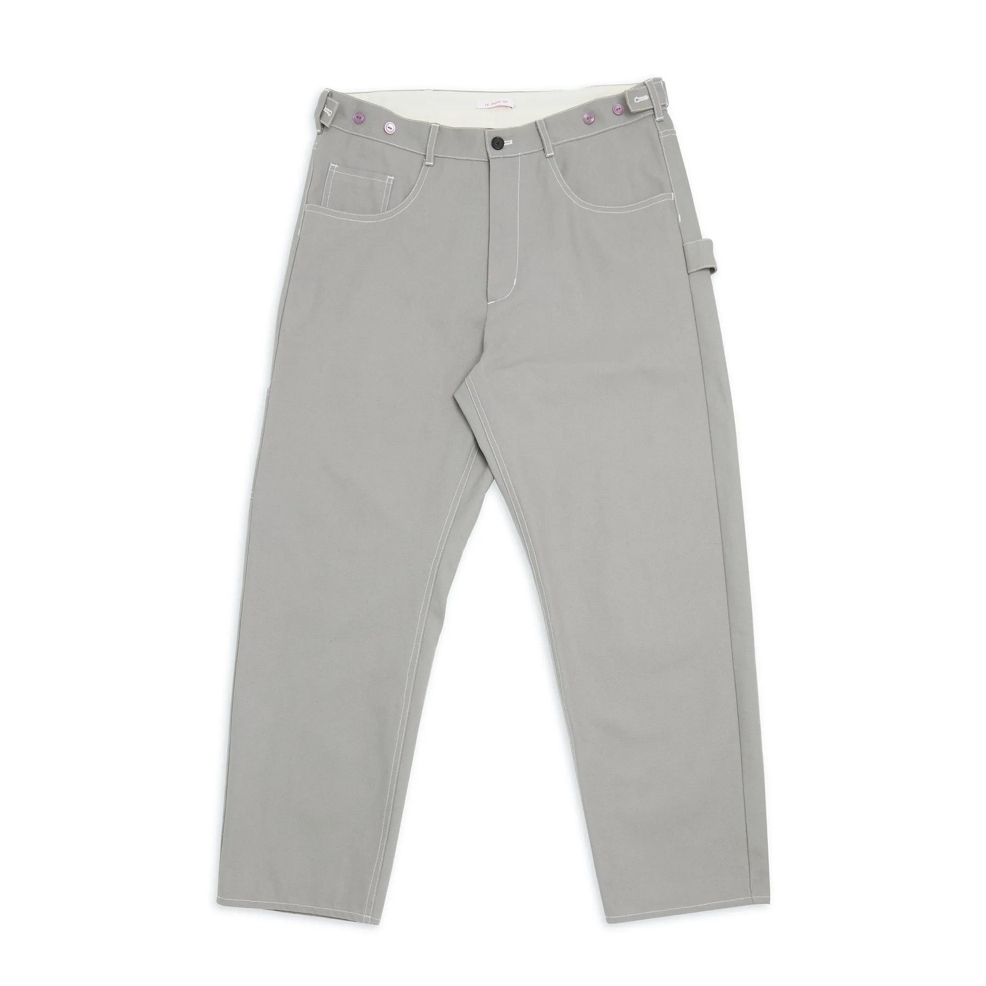 Mason Pant - Grey 12 oz Duck Cotton Canvas sold by S.K. Manor Hill