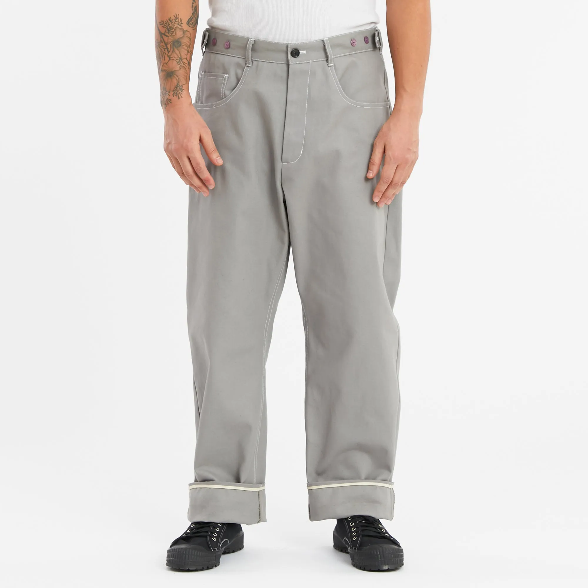 Mason Pant - Grey 12 oz Duck Cotton Canvas sold by S.K. Manor Hill product image thumbnail 3