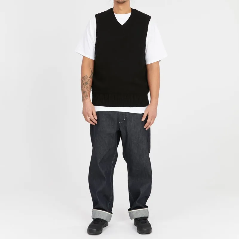 Sweater Vest - Black Cotton sold by S.K. Manor Hill product image thumbnail 2