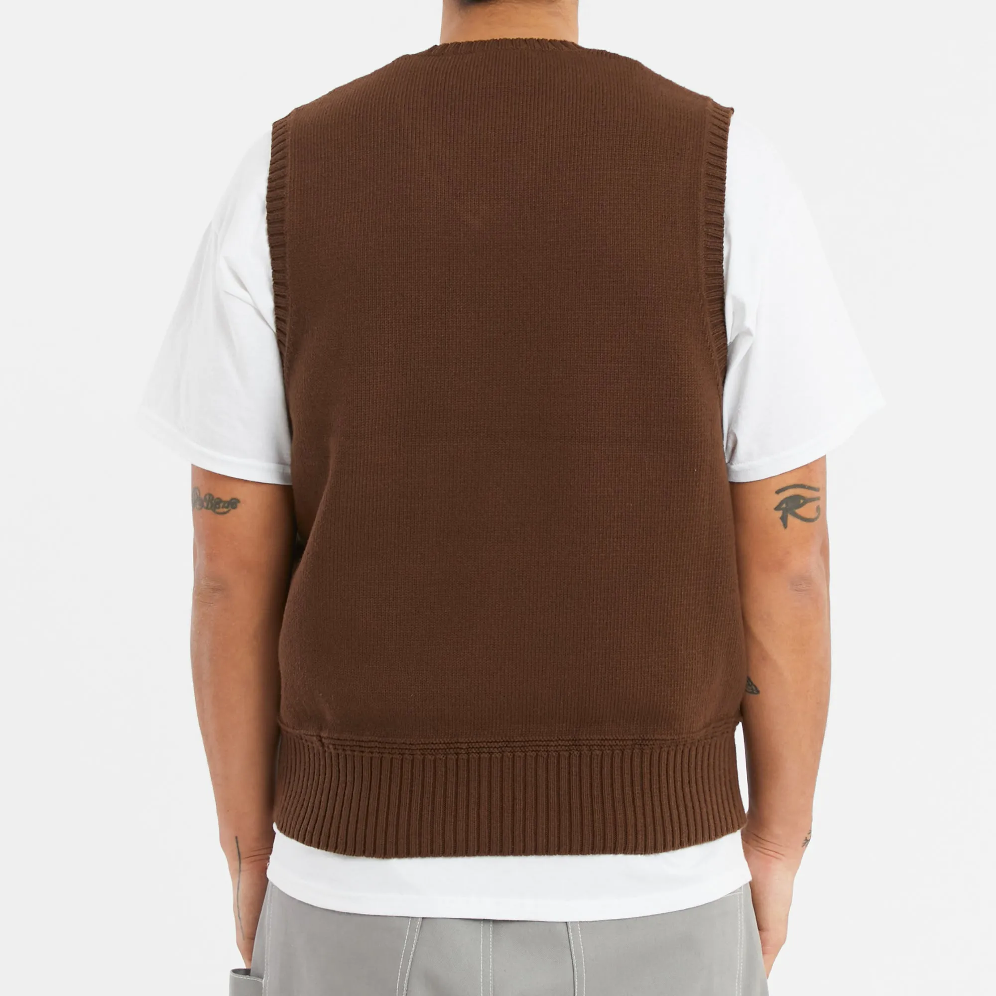 Sweater Vest - Brown Cotton sold by S.K. Manor Hill product image thumbnail 5