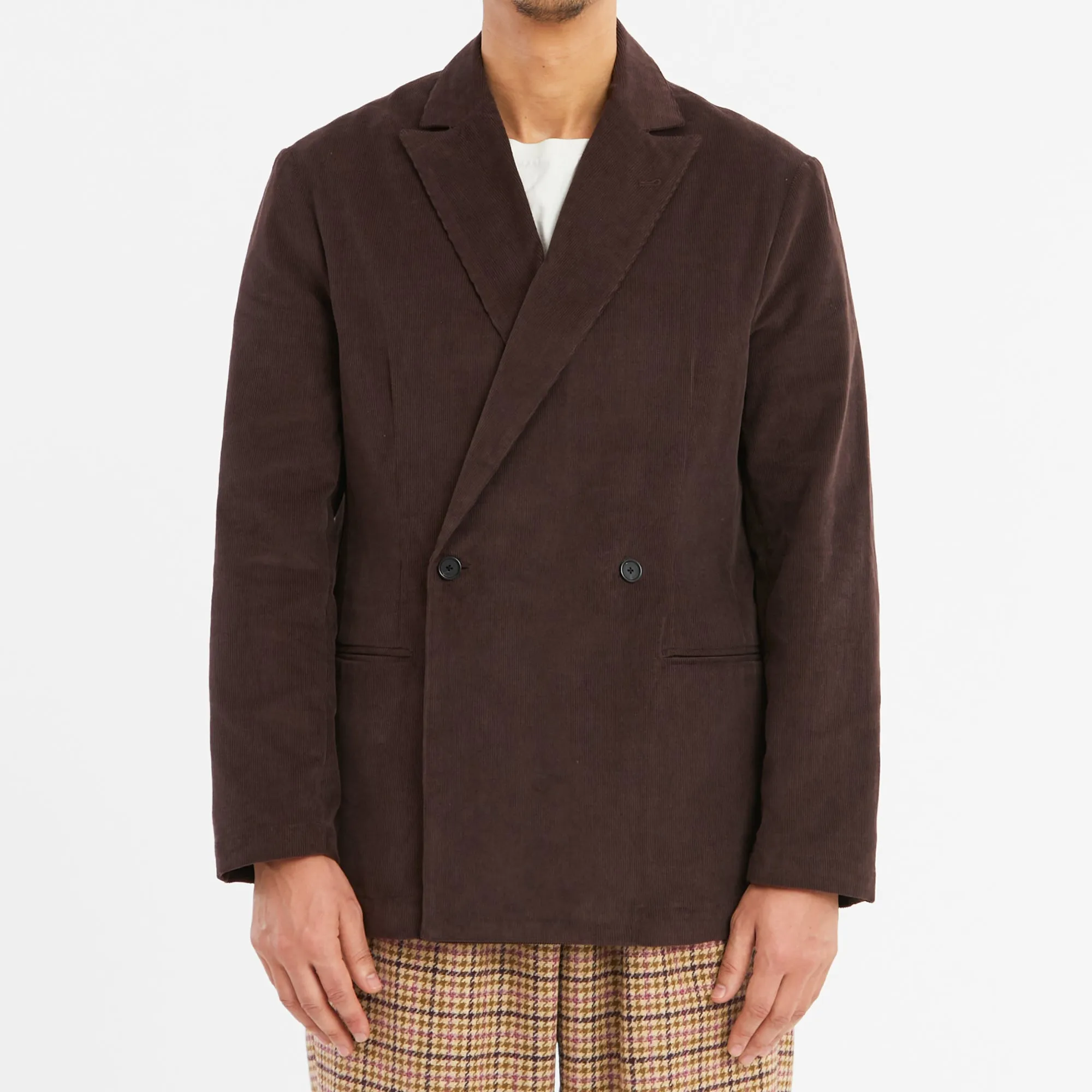 Darwin Blazer - Brown Cotton Corduroy sold by S.K. Manor Hill product image thumbnail 3