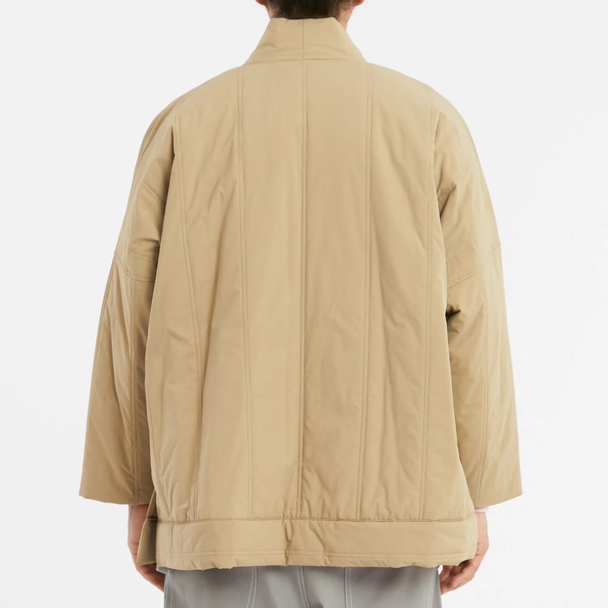 Big Folk Robe - Tan Quilted Recycled Nylon WR sold by S.K. Manor Hill product image thumbnail 5
