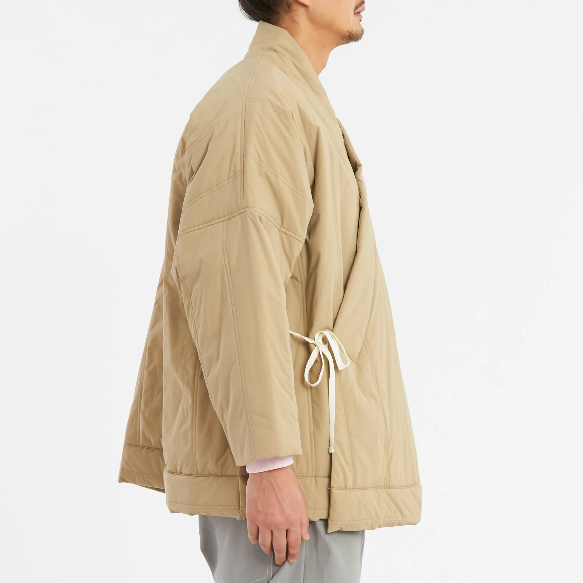 Big Folk Robe - Tan Quilted Recycled Nylon WR sold by S.K. Manor Hill product image thumbnail 4