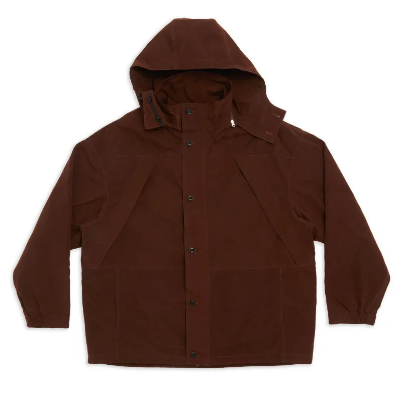 Column Jacket - Brown Waxed Cotton/Nylon WR sold by S.K. Manor Hill