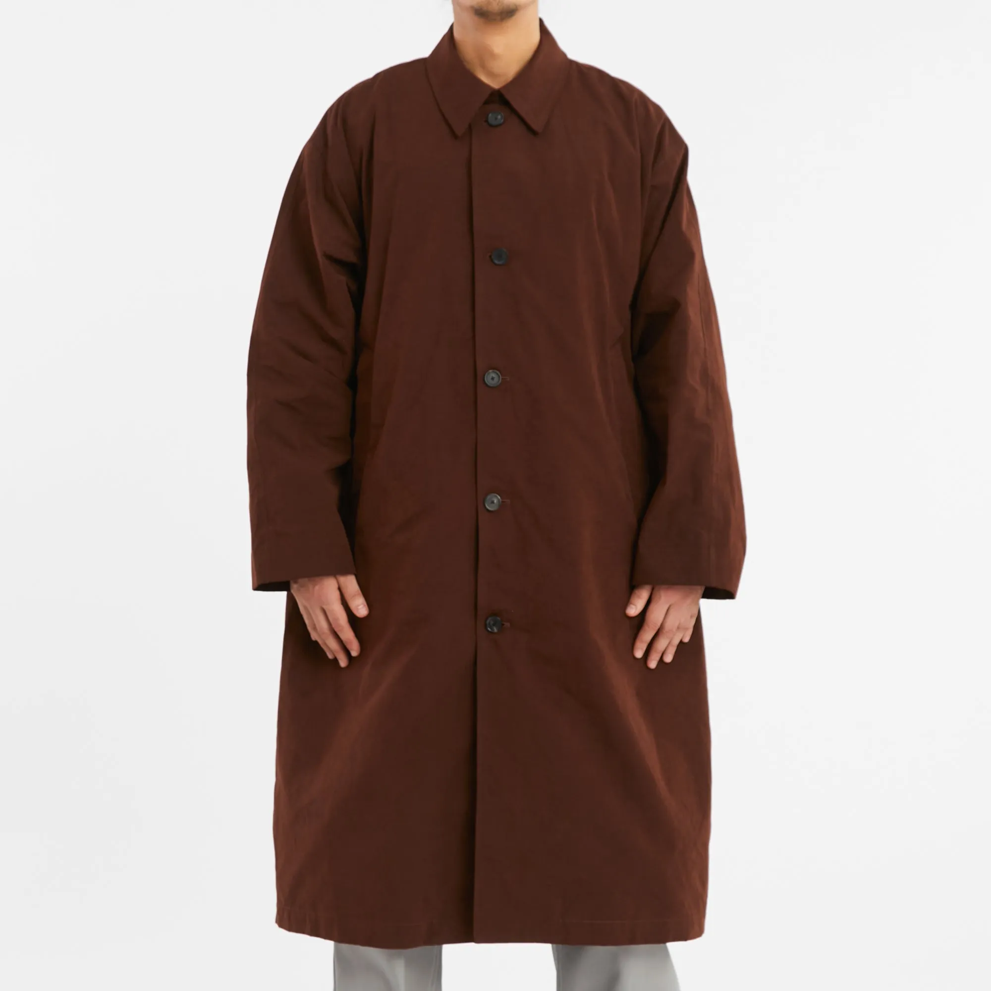 Mountain Trench Coat - Brown Waxed Cotton/Nylon WR sold by S.K. Manor Hill product image thumbnail 5