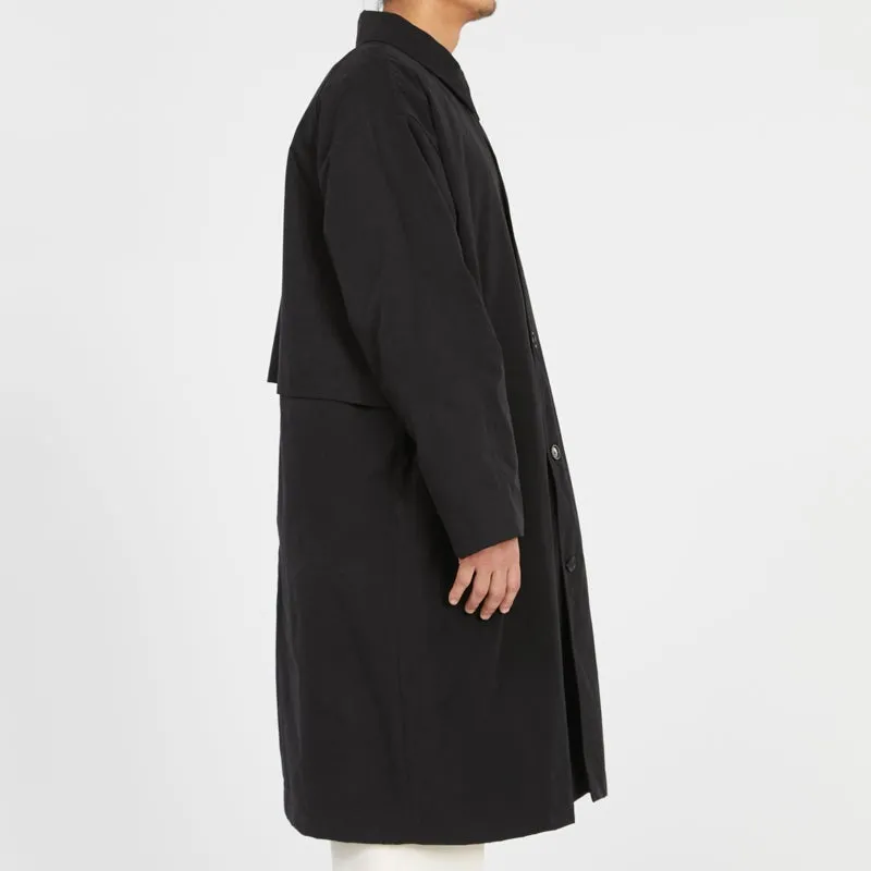Mountain Trench Coat - Black Waxed Cotton/Nylon WR sold by S.K. Manor Hill product image thumbnail 4
