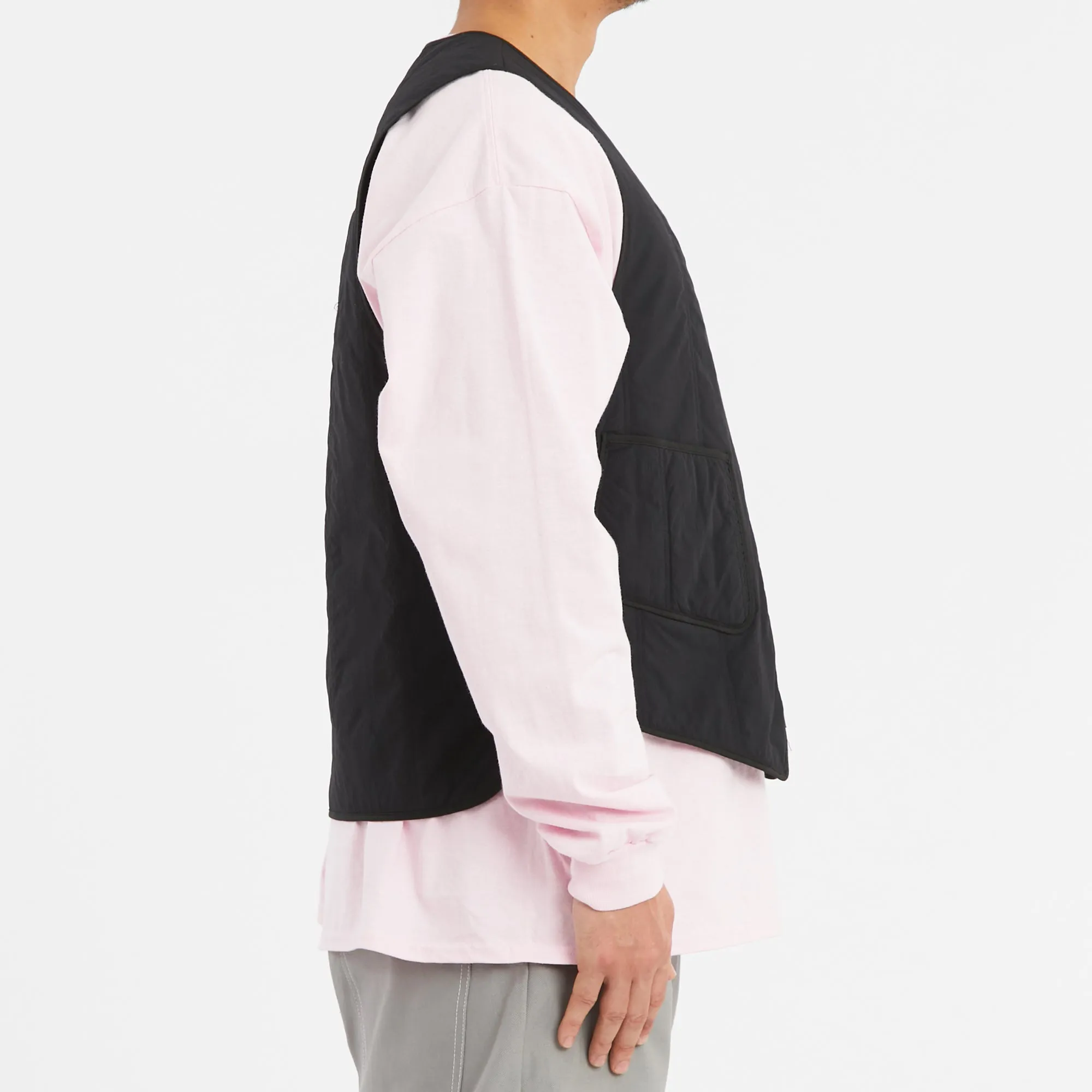 Yukon Vest - Black Quilted Recycled Nylon WR sold by S.K. Manor Hill product image thumbnail 4