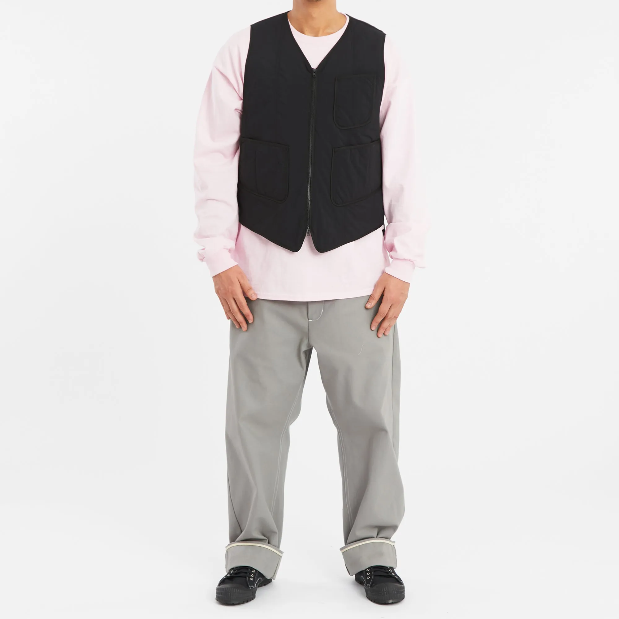 Yukon Vest - Black Quilted Recycled Nylon WR sold by S.K. Manor Hill product image thumbnail 2