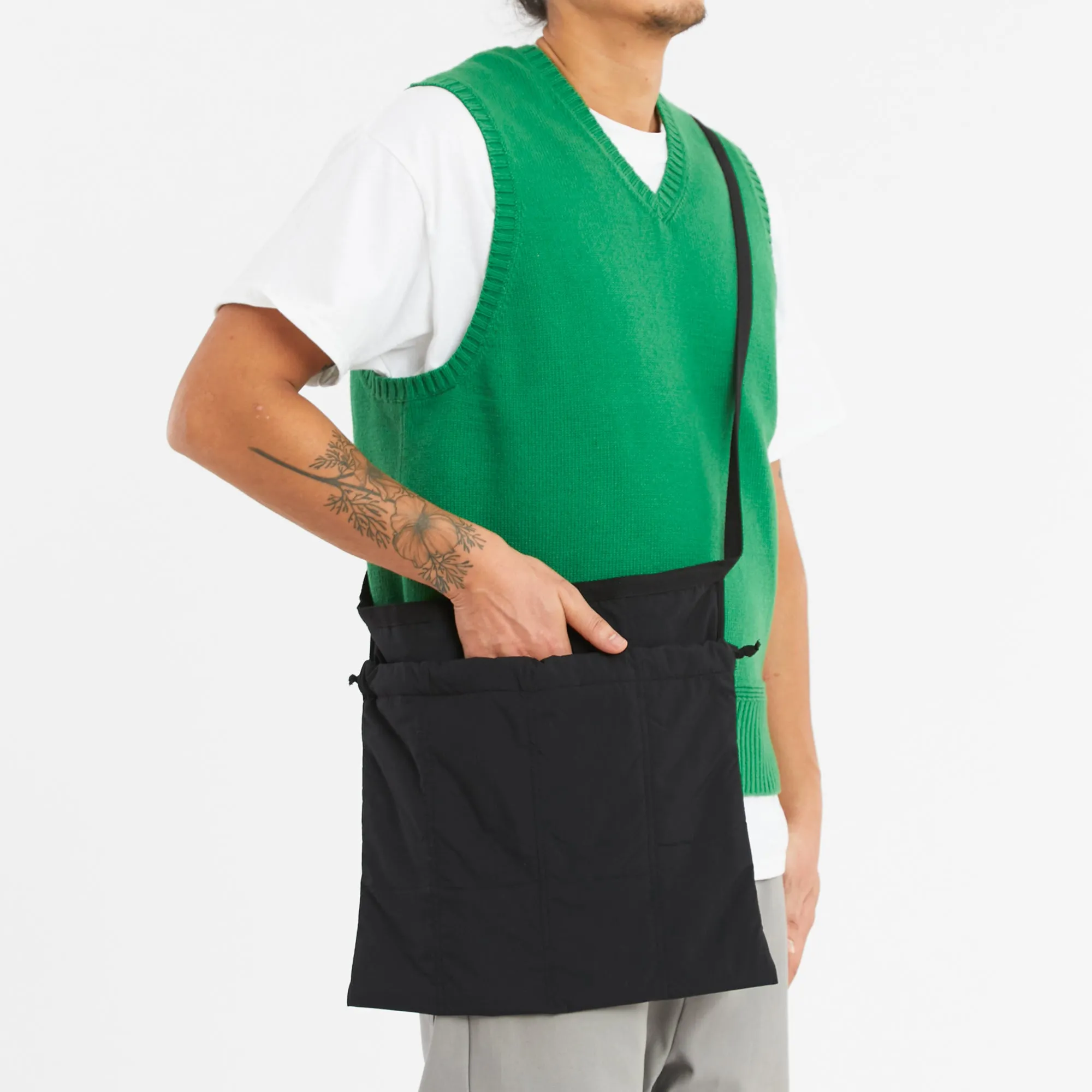 Medium Ditty Bag – Black Quilted REC Nylon WR sold by S.K. Manor Hill product image thumbnail 5