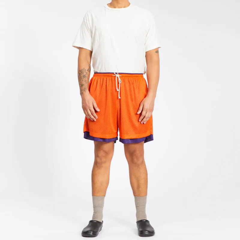 Reversible Ball Short - Orange & Purple Mesh sold by S.K. Manor Hill product image thumbnail 2