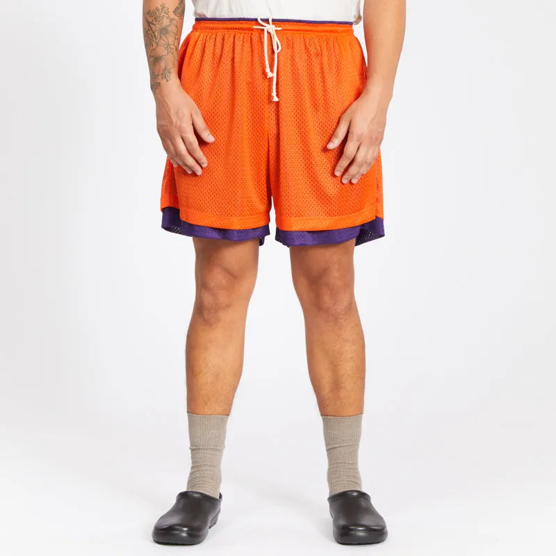 Reversible Ball Short - Orange & Purple Mesh sold by S.K. Manor Hill product image thumbnail 3