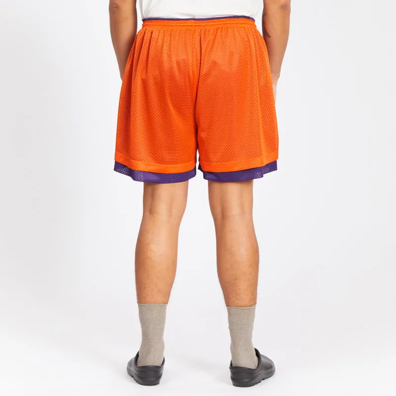 Reversible Ball Short - Orange & Purple Mesh sold by S.K. Manor Hill product image thumbnail 5