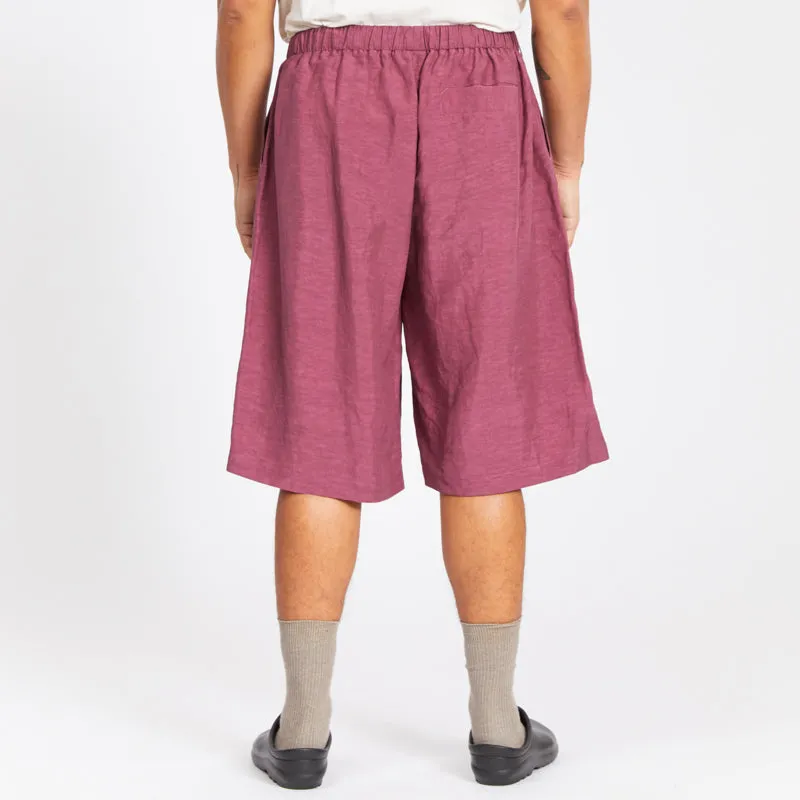 Palego Short - Magenta Viscose/Linen sold by S.K. Manor Hill product image thumbnail 4