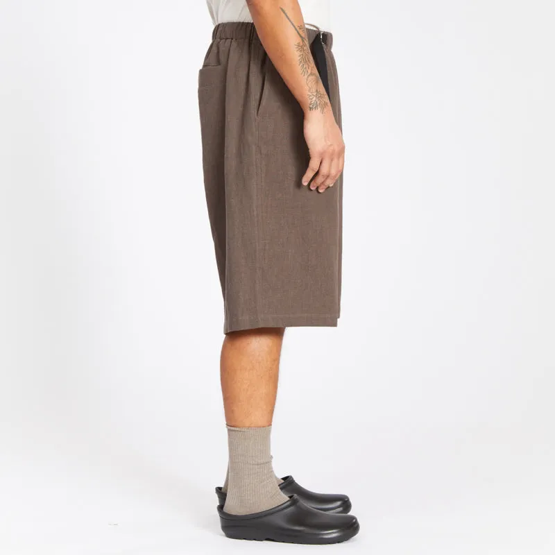 Palego Short - Brown Ramie sold by S.K. Manor Hill product image thumbnail 4