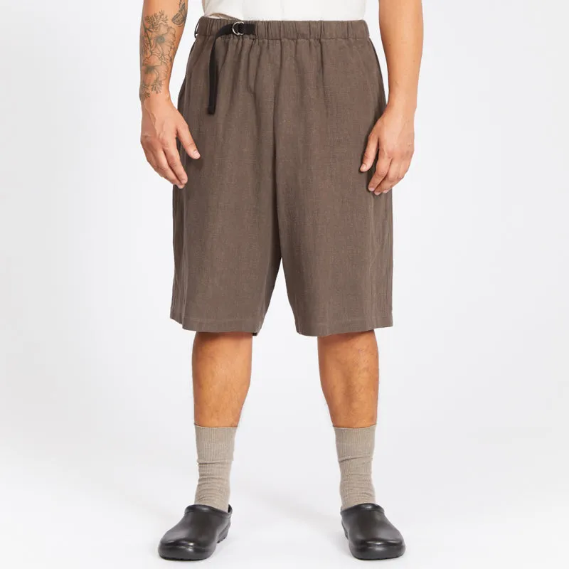 Palego Short - Brown Ramie sold by S.K. Manor Hill product image thumbnail 3