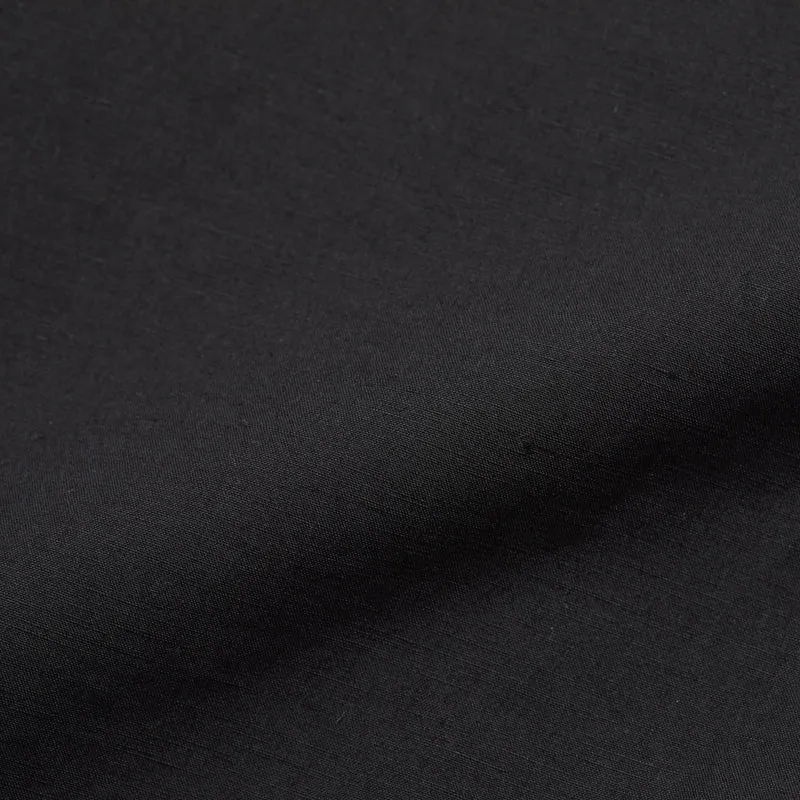 Bucket Hat - Black Coated Linen/Cotton sold by S.K. Manor Hill product image thumbnail 4