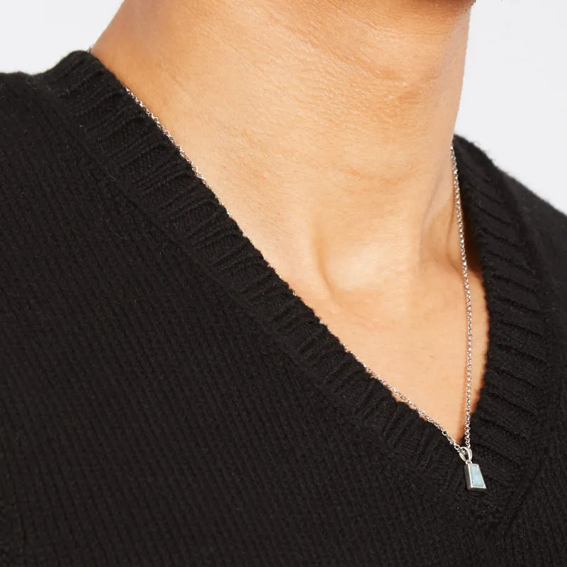 Opal Pendant Sterling Silver Necklace sold by S.K. Manor Hill product image thumbnail 5