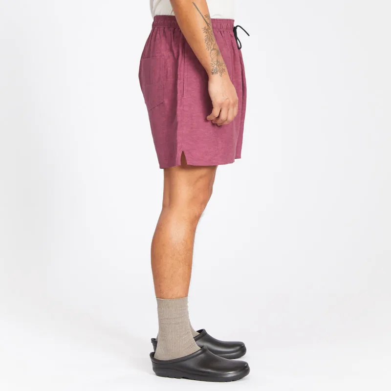 MT Short - Magenta Viscose/Linen sold by S.K. Manor Hill product image thumbnail 4