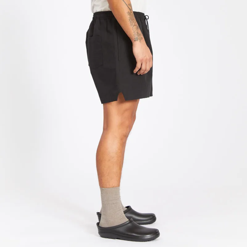 MT Short - Black Coated Linen/Cotton sold by S.K. Manor Hill product image thumbnail 4