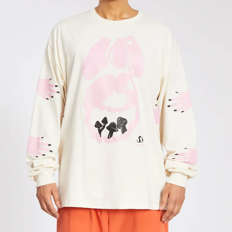 'Food of the Gods' LS T-Shirt - Natural Cotton sold by S.K. Manor Hill product image thumbnail 3