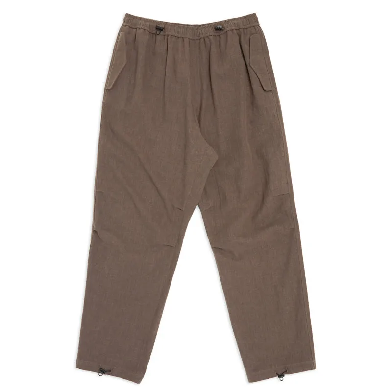 M100 Pant - Brown Ramie made by S.K. Manor Hill