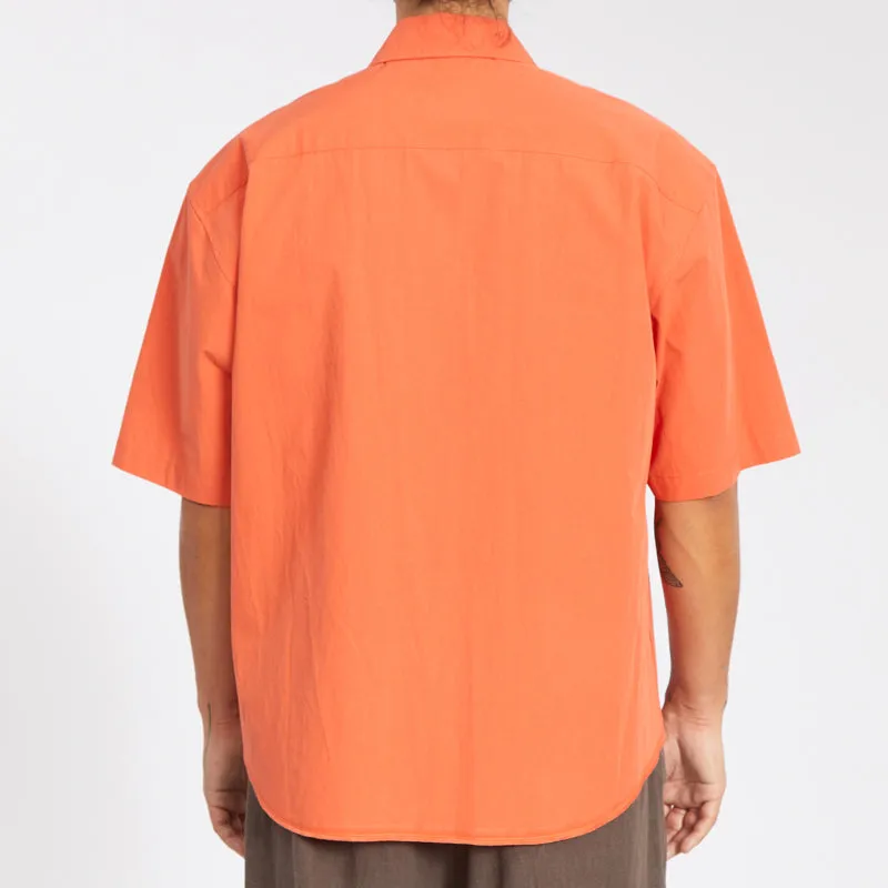 Sage Shirt - Orange Cotton sold by S.K. Manor Hill product image thumbnail 5