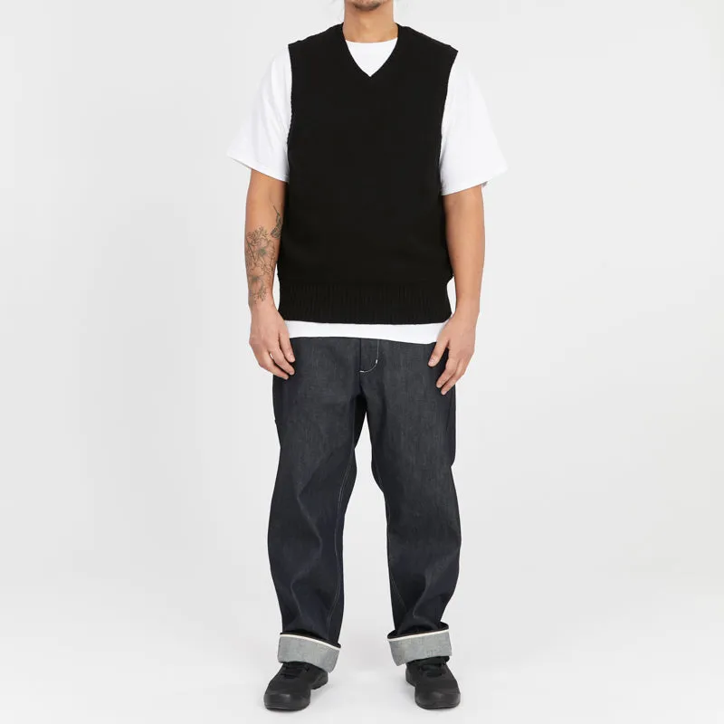 Sweater Vest - Black Cotton sold by S.K. Manor Hill product image thumbnail 2
